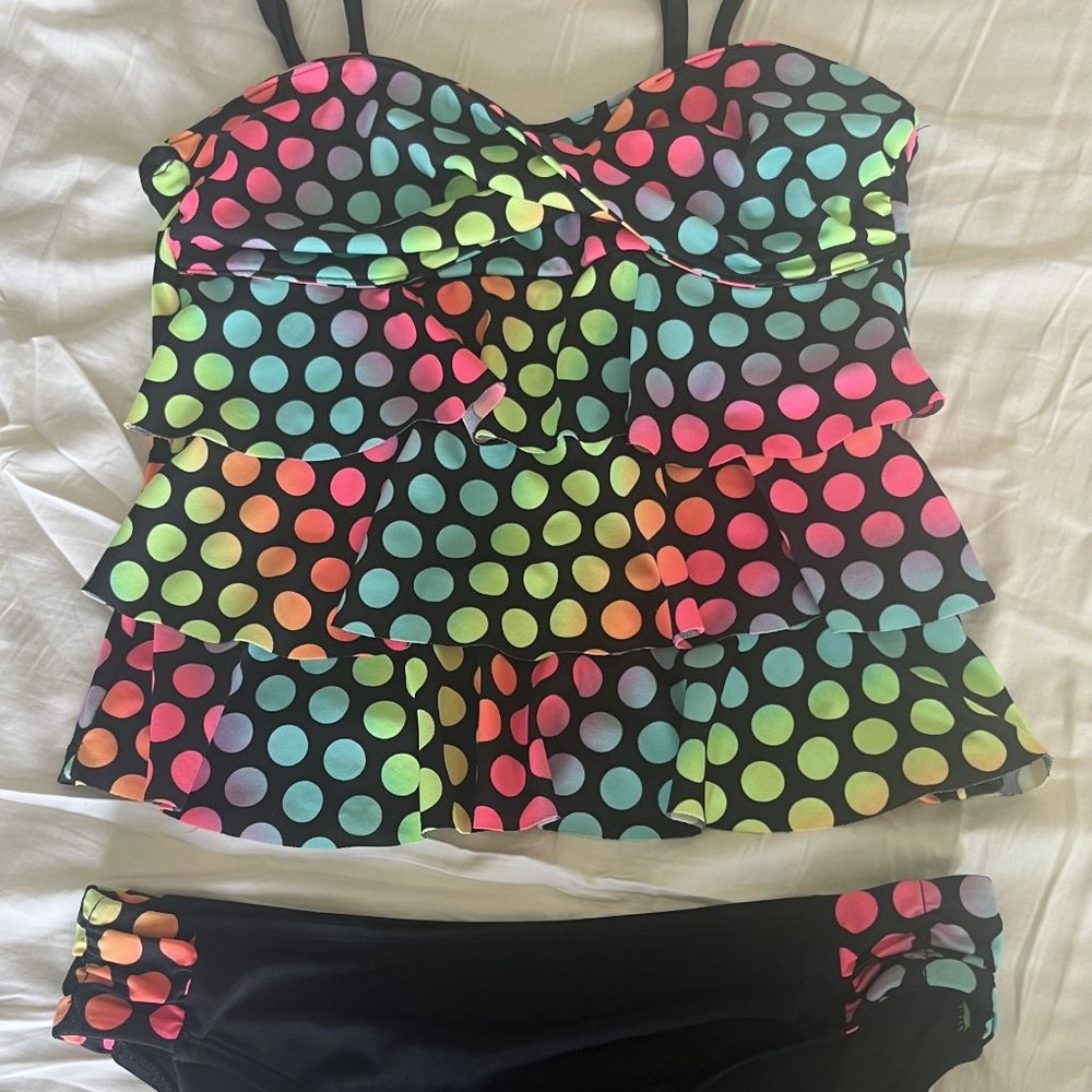 Justice tankini size 12